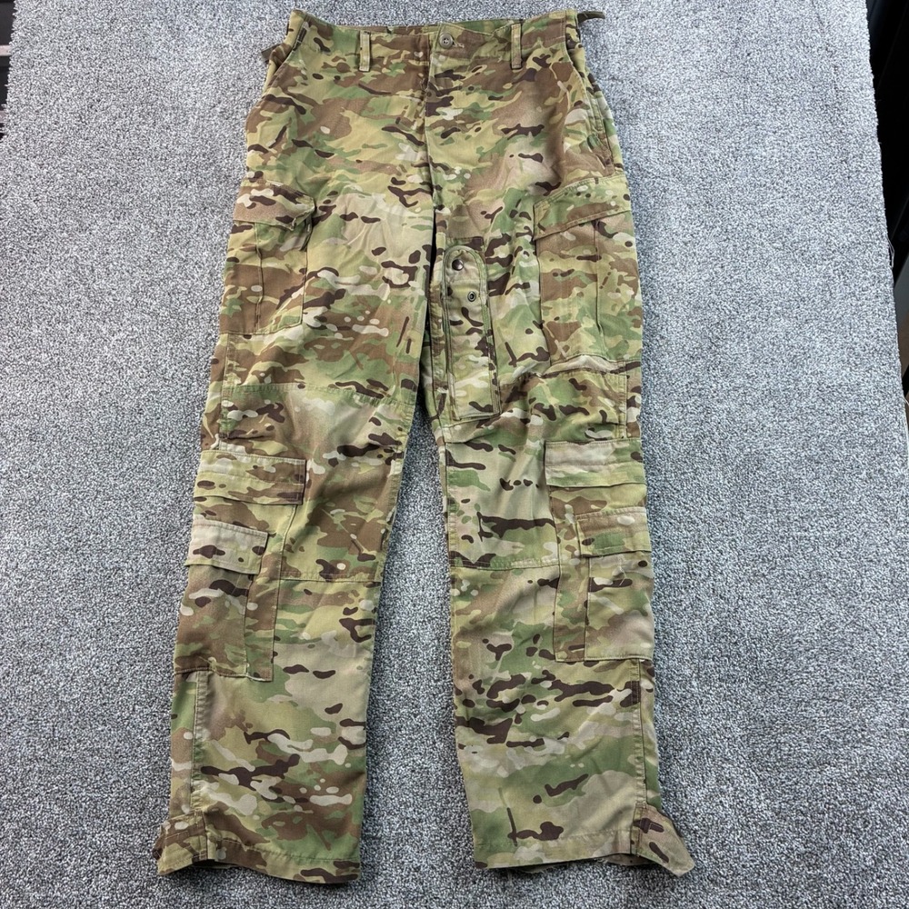 Military OCP Multicam Cargo Pants Mens Large Regular Camo Cotton Blend Tactical